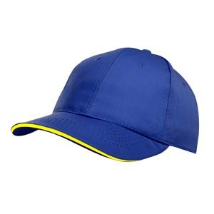 GORRA DE GABARDINA TAHG 144 6 GAJOS SANDWICH GOR-DIF-144