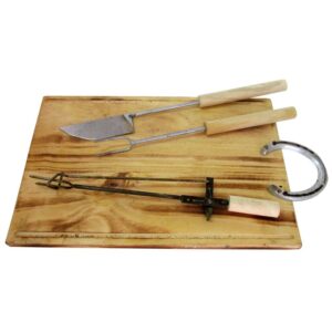 TABLA MAS UTENSILIOS - MADERA