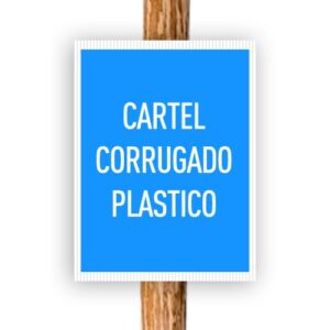 Cartel corrugado